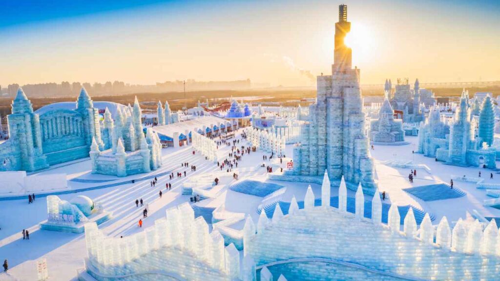 Luxury Travel Calendar - Harbin Ice Festival - Private Jet