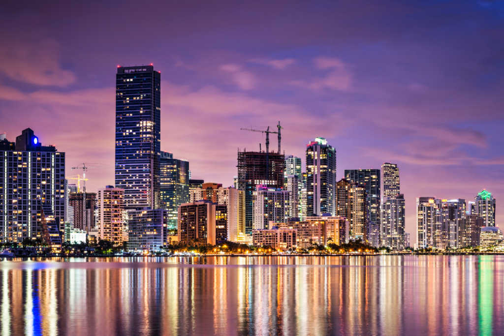 Miami city skyline